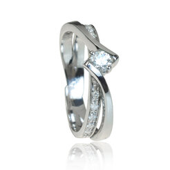 GOLDIE Diamantový prsteň Ashley ER539.RC