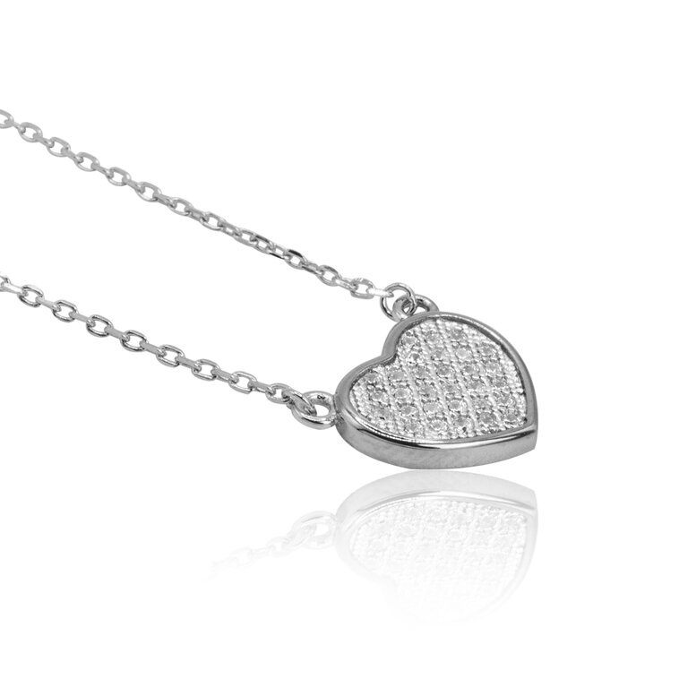 GOLDIE Strieborný náhrdelník srdce LNLS042.KS