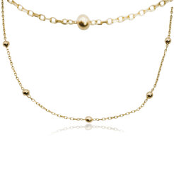 GOLDIE Zlatý náhrdelník Lasure LNL320.TR