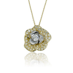 GOLDIE Zlatý náhrdelník Rose LNL252.SP