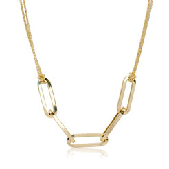 Zlatý dlhý luxusný náhrdelník LNL430.TR
