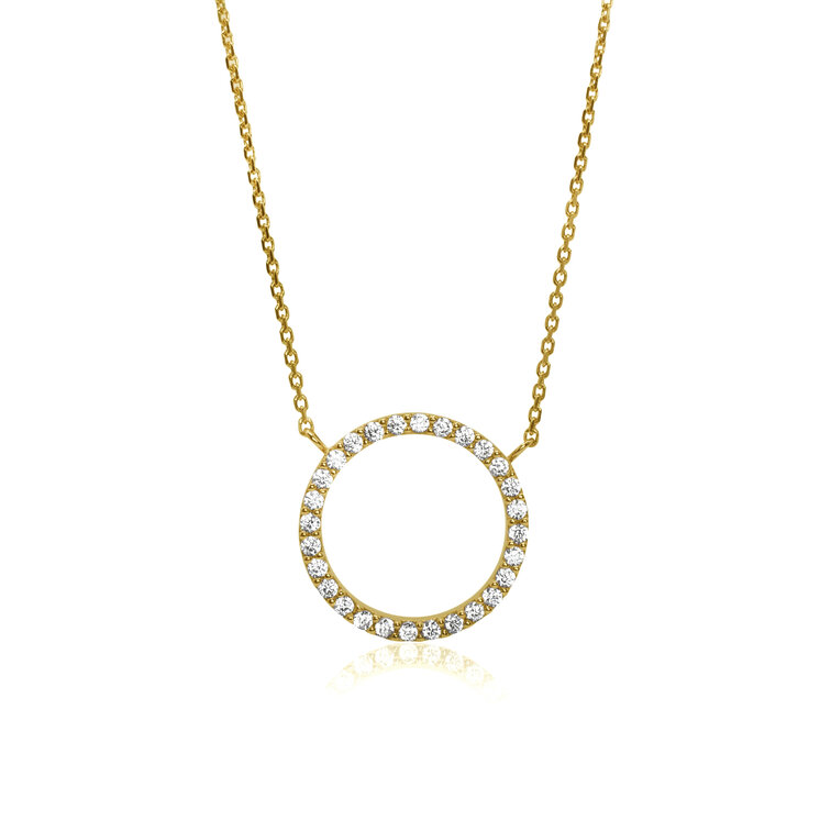 Zlatý náhrdelník Carmic LNL456.ZO
