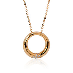 Zlatý náhrdelník Jessica pink LNL476.SP