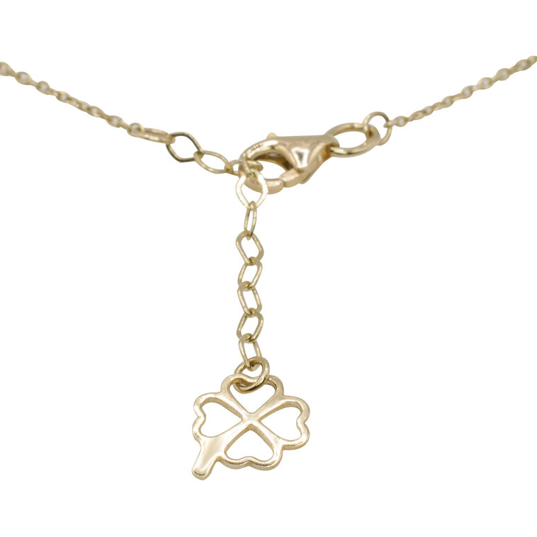 Zlatý náhrdelník s ónyxom LNL413.SP
