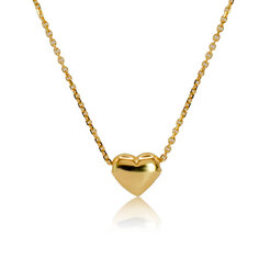 Zlatý náhrdelník srdiečko LNL466.SP