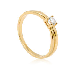 Zlatý prsteň Veronika ER578.ZO